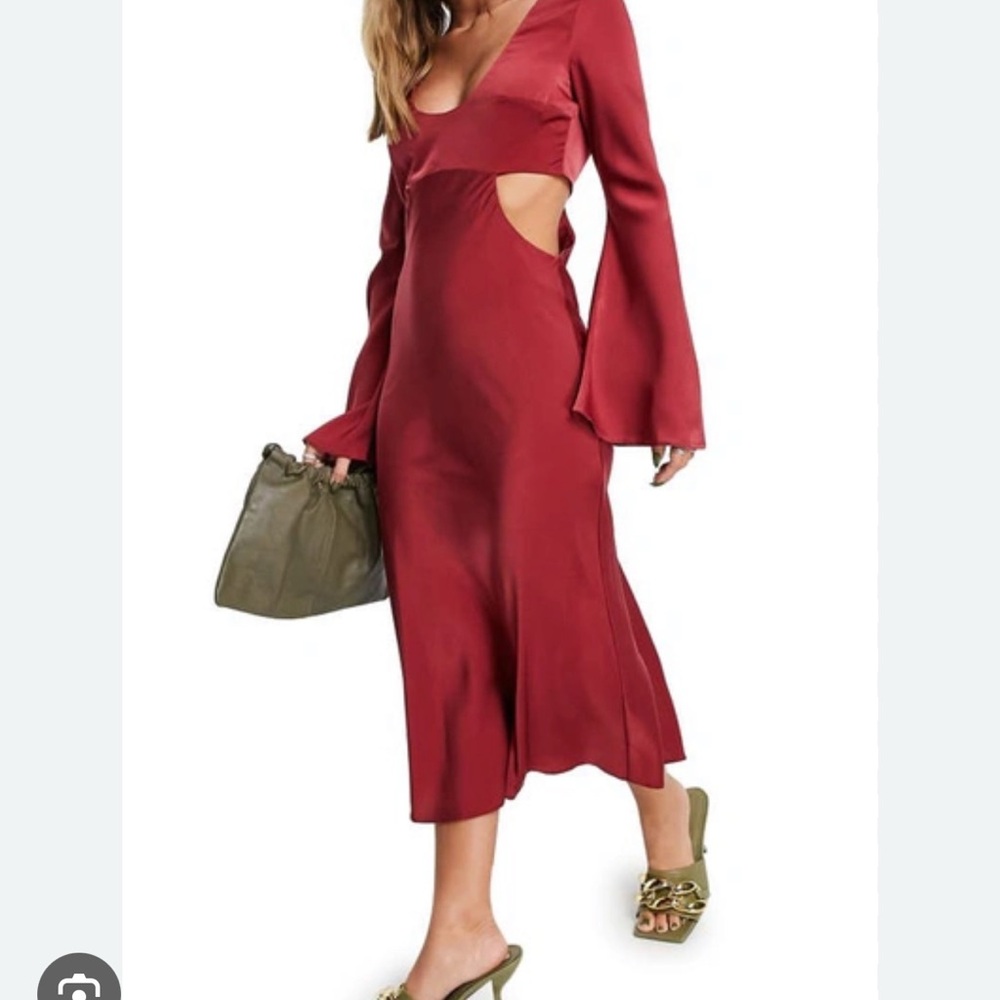 Elegant Red Women's Dress